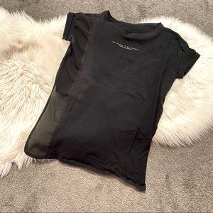 High-low graphic t-shirt